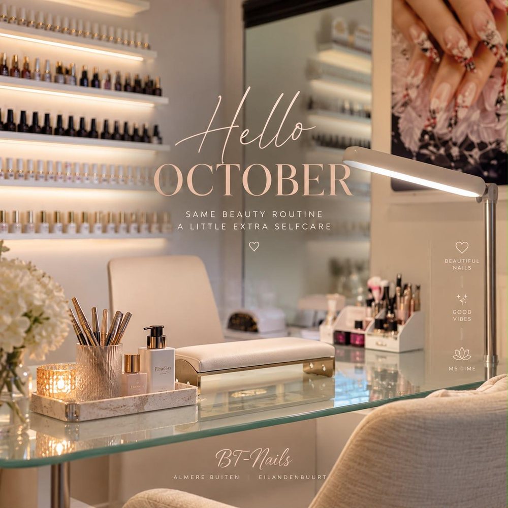 De salon van BT-Nails in Almere Buiten